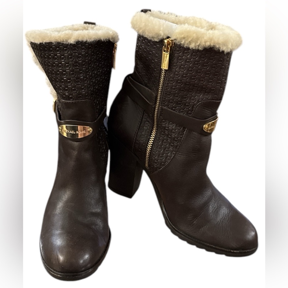 Michael Kors Brown Ankle Boots